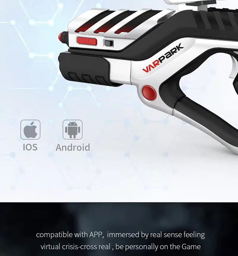 2017 Newest Portable Bluetooth AR-Gun VR AR Game Gun controllers AR Toy Game Gun with 3D AR Games for iPhone Android Smart Phone 3