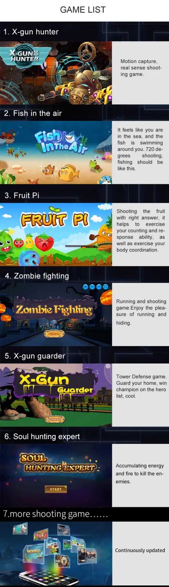 2017 Newest Portable Bluetooth AR-Gun VR AR Game Gun controllers AR Toy Game Gun with 3D AR Games for iPhone Android Smart Phone 17