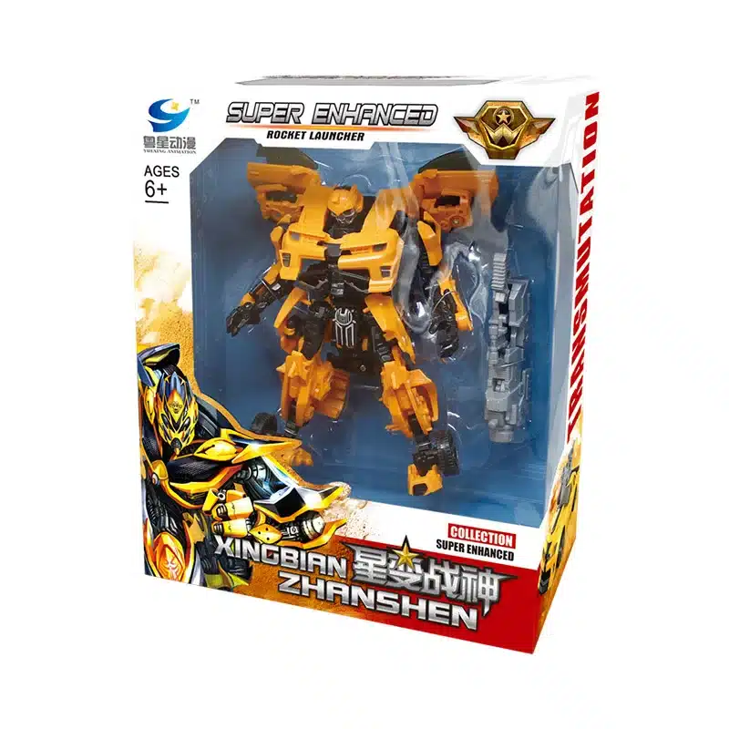 Children Robot Toy Transformation Anime Series Action Figure Toy 2 Size Robot Car ABS Plastic Model Action Figure Toy for Child 1