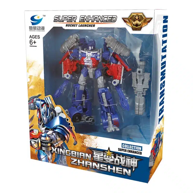 Children Robot Toy Transformation Anime Series Action Figure Toy 2 Size Robot Car ABS Plastic Model Action Figure Toy for Child 5
