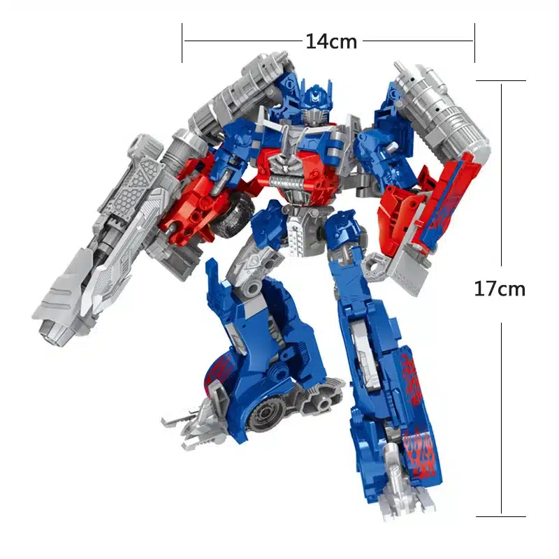 Children Robot Toy Transformation Anime Series Action Figure Toy 2 Size Robot Car ABS Plastic Model Action Figure Toy for Child 7
