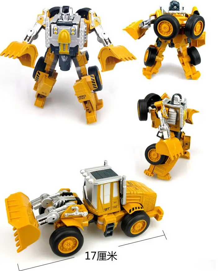 Hot sale Engineering Transformation Car Toy 2 in 1 Metal Alloy Construction Vehicle Truck Assembly Robot Car Kid Toys Boys Gift 5