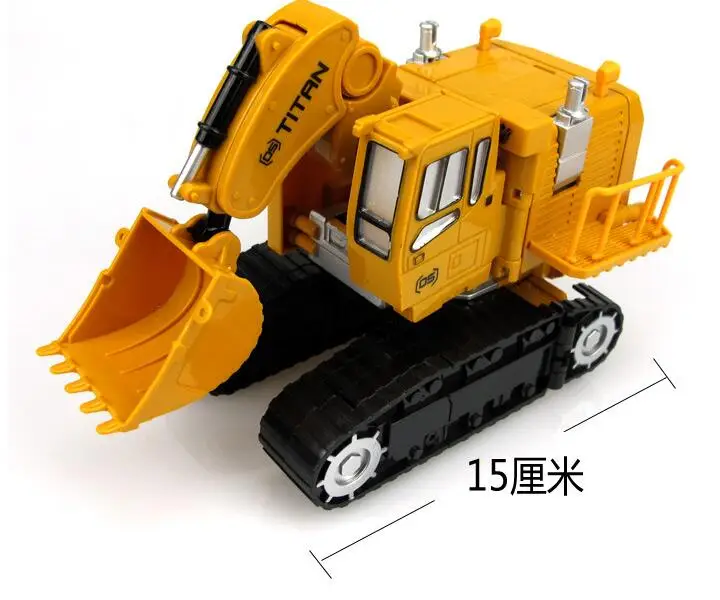 Hot sale Engineering Transformation Car Toy 2 in 1 Metal Alloy Construction Vehicle Truck Assembly Robot Car Kid Toys Boys Gift 23
