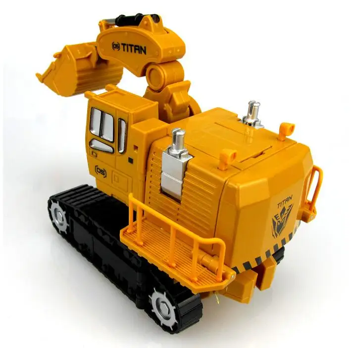 Hot sale Engineering Transformation Car Toy 2 in 1 Metal Alloy Construction Vehicle Truck Assembly Robot Car Kid Toys Boys Gift 24