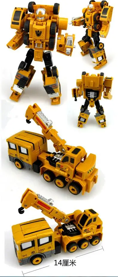 Alloy Engineering Transformation Robot Car Deformation Toy 2 in 1 Metal Alloy Construction Vehicle Truck Assembly Robot Kid Toys 19