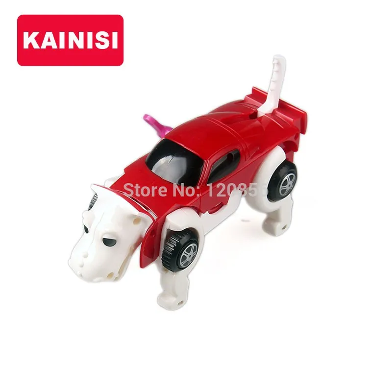 14cm Automatic Dinosaurs Transforming to Car Wind-Up Clockwork No need batteries Transformation toys for children gir boy gift 15