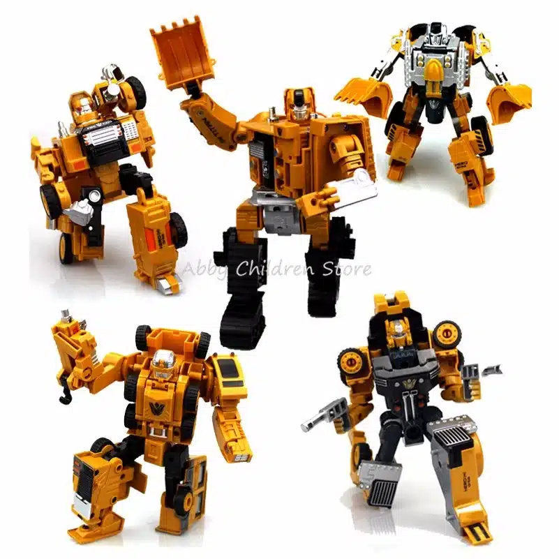 Engineering Transportation Car Transformation Toy 2 in 1 Metal Alloy Construction Vehicle Truck Assembly Excavator Oyuncak 3