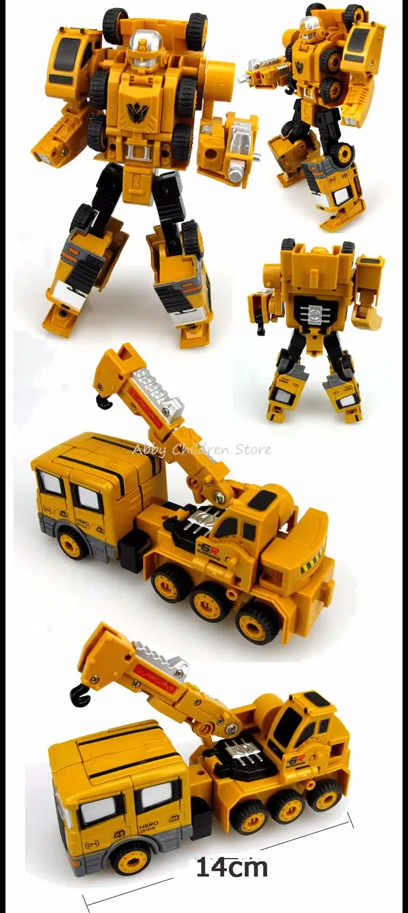 Engineering Transportation Car Transformation Toy 2 in 1 Metal Alloy Construction Vehicle Truck Assembly Excavator Oyuncak 16