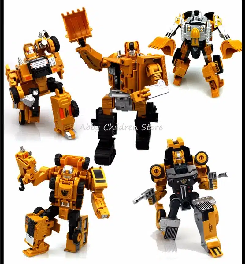 Engineering Transportation Car Transformation Toy 2 in 1 Metal Alloy Construction Vehicle Truck Assembly Excavator Oyuncak 20