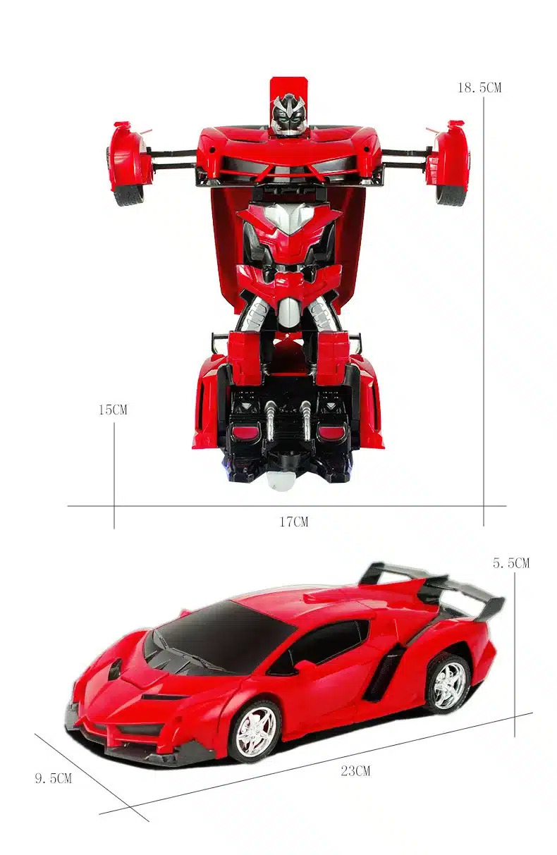 2In1 RC Car Sports Car Transformation Robots Models Remote Control Deformation Car RC fighting toy KidsChildren's Birthday GiFT 9