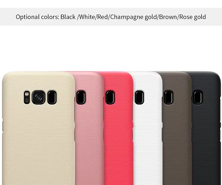 Case For Samsung Galaxy S8 / S8 Plus / s4 NILLKIN Super Frosted Shield back cover with free screen protector and Retail package 10