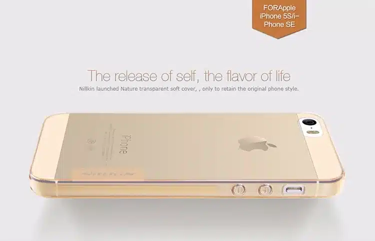 TPU Transparent soft case for Apple iphone SE 5 5S 5E 5SE NILLKIN Nature Series Luxury brand back cover with retailed package 8