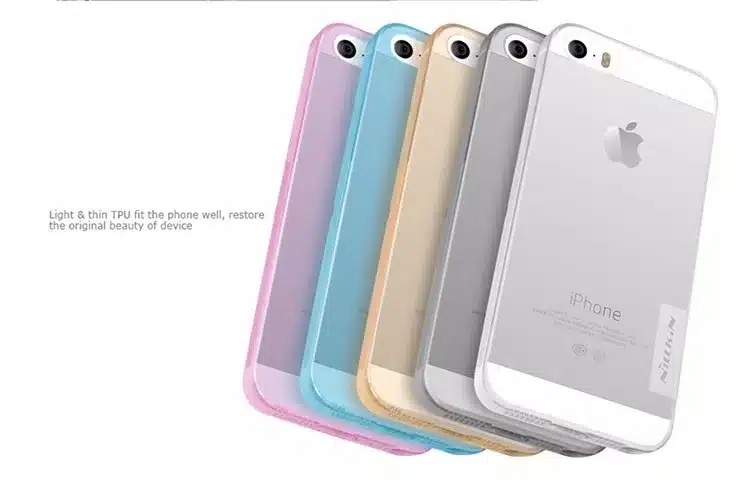 TPU Transparent soft case for Apple iphone SE 5 5S 5E 5SE NILLKIN Nature Series Luxury brand back cover with retailed package 12