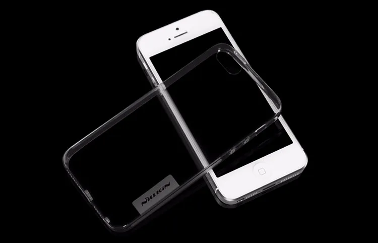 TPU Transparent soft case for Apple iphone SE 5 5S 5E 5SE NILLKIN Nature Series Luxury brand back cover with retailed package 28