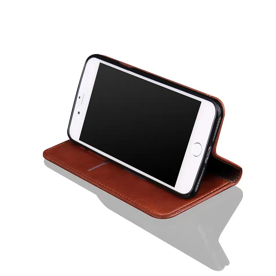 Flip Leather Phone Cases For Iphone 5 5S SE 6 6S Plus 7 8 Case Wallet Pouch Style Card Slot Stand Holder Cover For Iphone 7 Plus 16