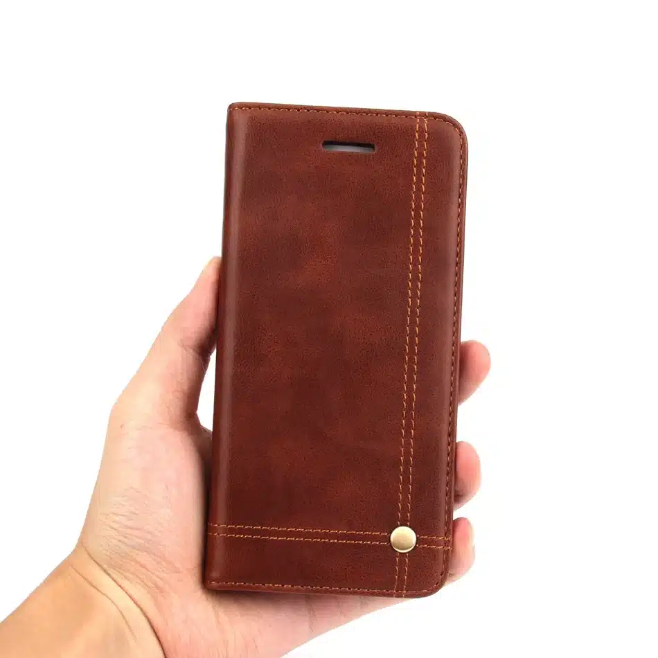 Flip Leather Phone Cases For Iphone 5 5S SE 6 6S Plus 7 8 Case Wallet Pouch Style Card Slot Stand Holder Cover For Iphone 7 Plus 19