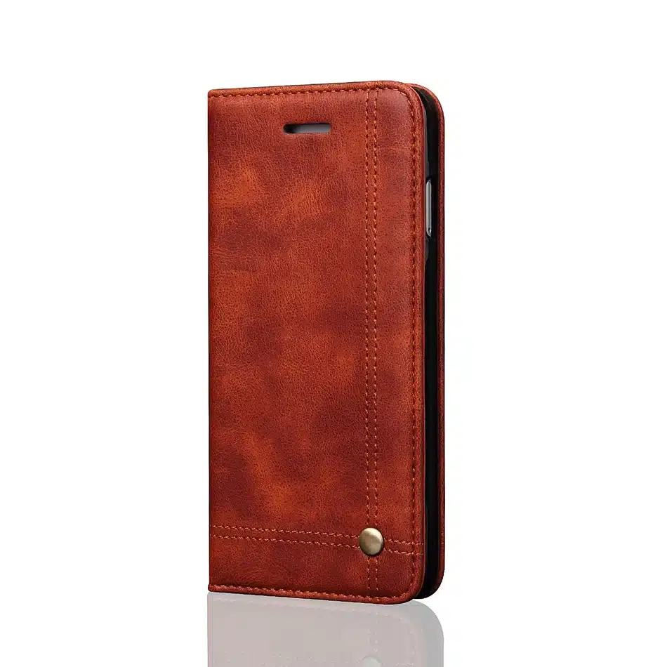 Flip Leather Phone Cases For Iphone 5 5S SE 6 6S Plus 7 8 Case Wallet Pouch Style Card Slot Stand Holder Cover For Iphone 7 Plus 26