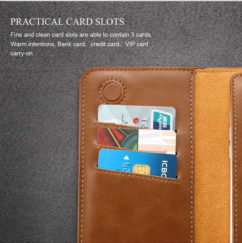 FLOVEME 5.5 Inch Universal Genuine Leather Wallet For Samsung Galaxy Note 8 Pouch Case For Samsung Galaxy S8 Plus S7 S6 Edge Bag 14