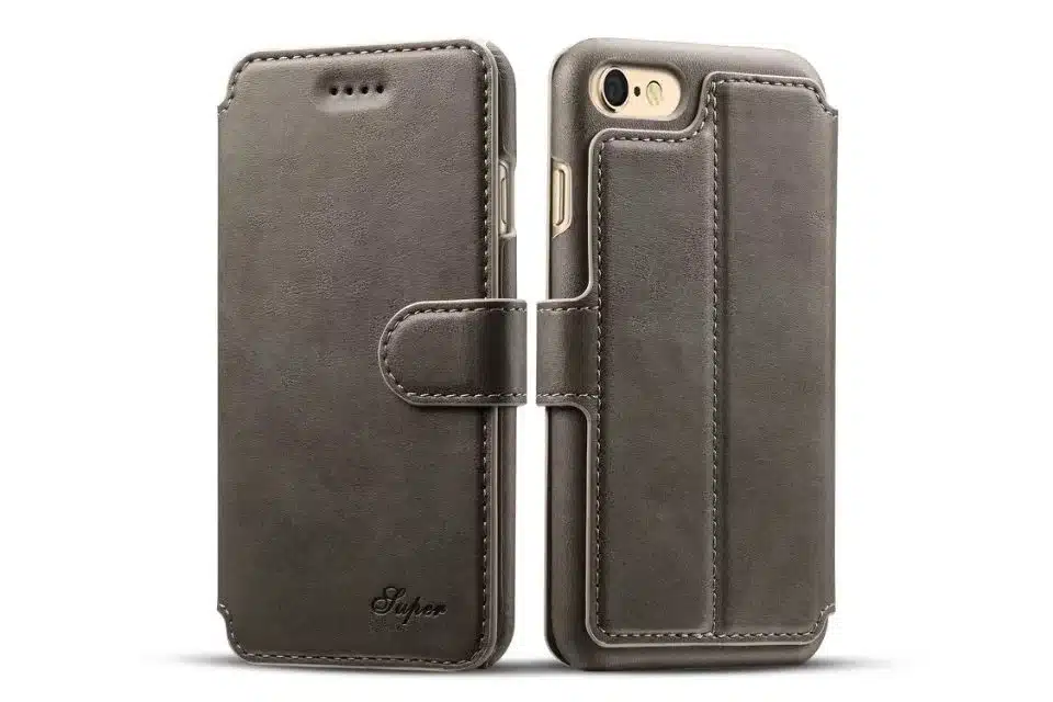 New Arrival Luxury Leather Wallet Phone Case For iPhone 7 8 6 6S Plus Flip Cover Pouch Card Slot Stand Case For iPhone 7/8 Plus 22