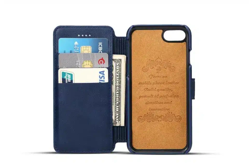 New Arrival Luxury Leather Wallet Phone Case For iPhone 7 8 6 6S Plus Flip Cover Pouch Card Slot Stand Case For iPhone 7/8 Plus 25
