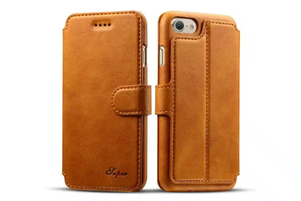 New Arrival Luxury Leather Wallet Phone Case For iPhone 7 8 6 6S Plus Flip Cover Pouch Card Slot Stand Case For iPhone 7/8 Plus 30