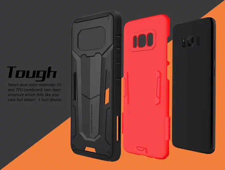 Shockproof Armour Case For Samsung Galaxy S8 S8 Plus Note 8 NILLKIN Defender 2 Shield Back Cover Tough Cases For Samsung S8 Plus 4