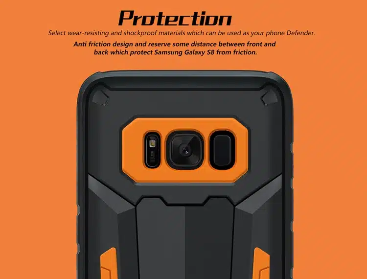 Shockproof Armour Case For Samsung Galaxy S8 S8 Plus Note 8 NILLKIN Defender 2 Shield Back Cover Tough Cases For Samsung S8 Plus 8