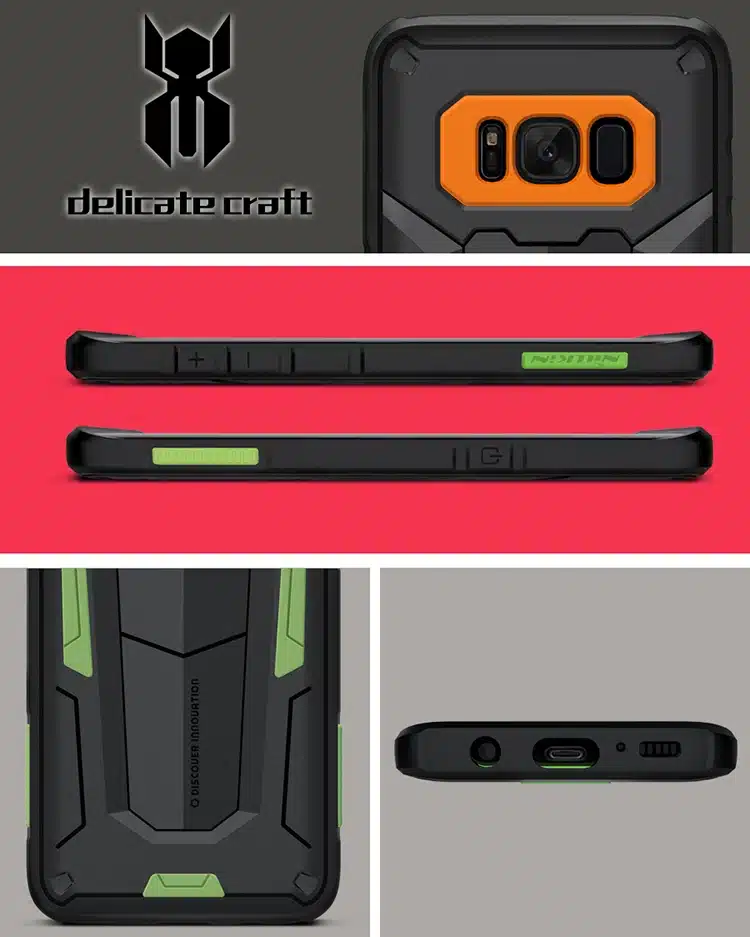 Shockproof Armour Case For Samsung Galaxy S8 S8 Plus Note 8 NILLKIN Defender 2 Shield Back Cover Tough Cases For Samsung S8 Plus 19