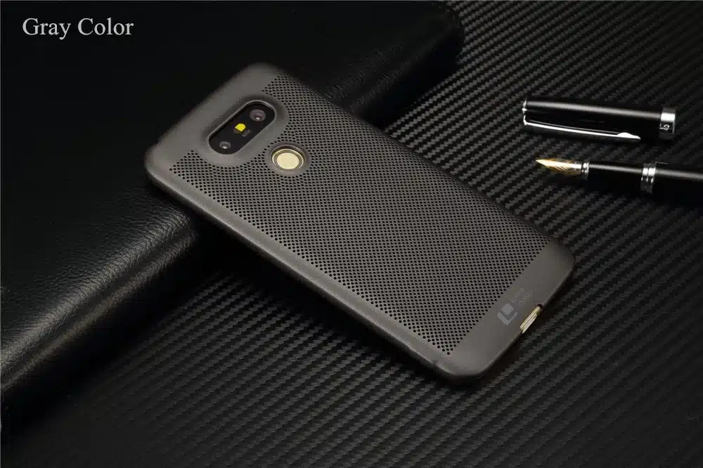 Luxury brand ultra thin New grid back cover case for LG G5 cases and covers for g5 SE original accessories 1