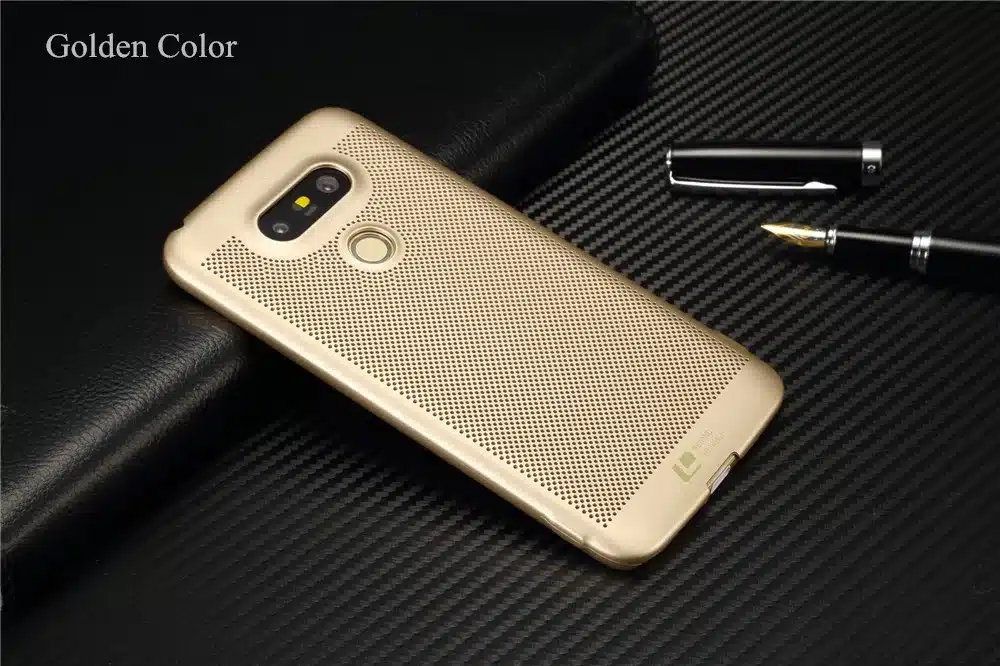 Luxury brand ultra thin New grid back cover case for LG G5 cases and covers for g5 SE original accessories 4
