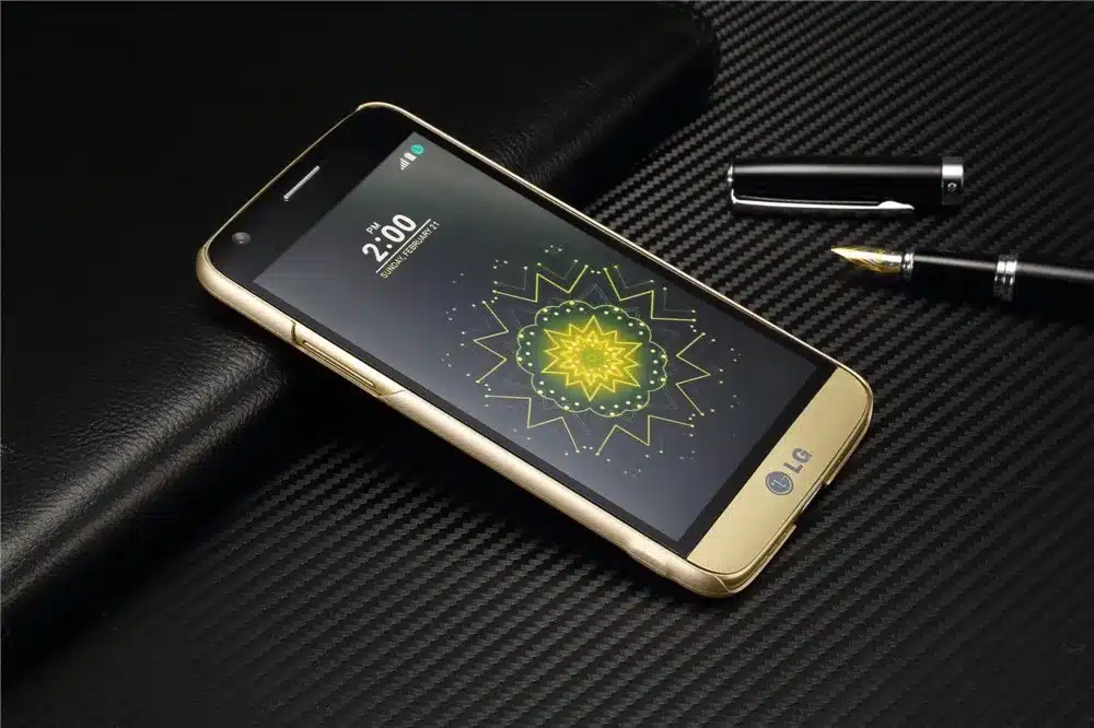 Luxury brand ultra thin New grid back cover case for LG G5 cases and covers for g5 SE original accessories 6