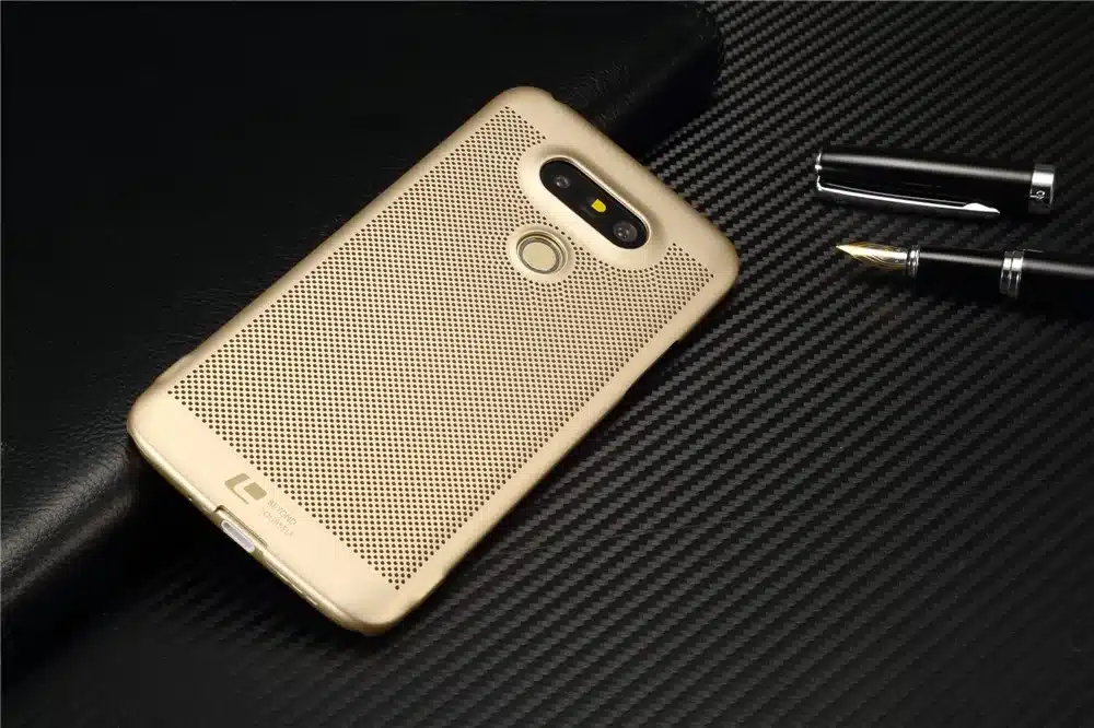 Luxury brand ultra thin New grid back cover case for LG G5 cases and covers for g5 SE original accessories 7
