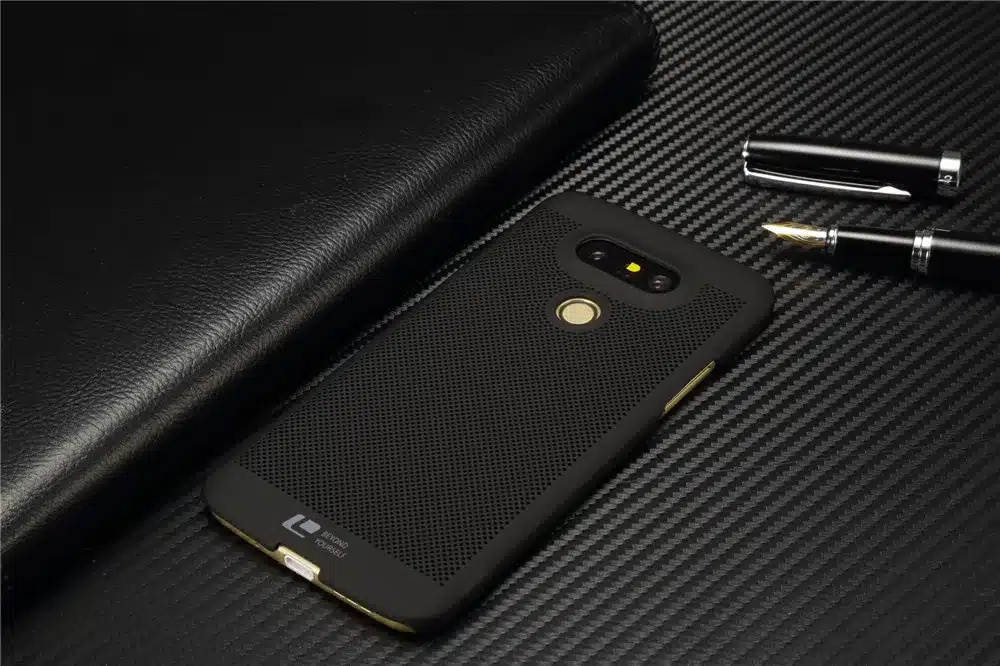 Luxury brand ultra thin New grid back cover case for LG G5 cases and covers for g5 SE original accessories 9