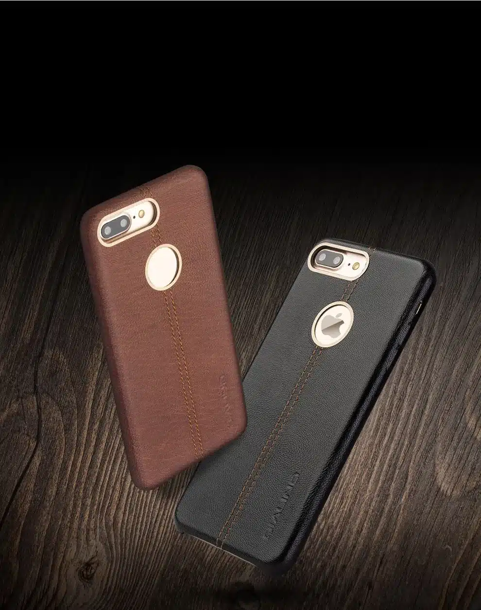 QIALINO Case for iPhone 7 Genuine Leather Back Luxury Cover Case for Apple iPhone plus 7 Slim Fashion phone case 4.7/5.5 inch 13
