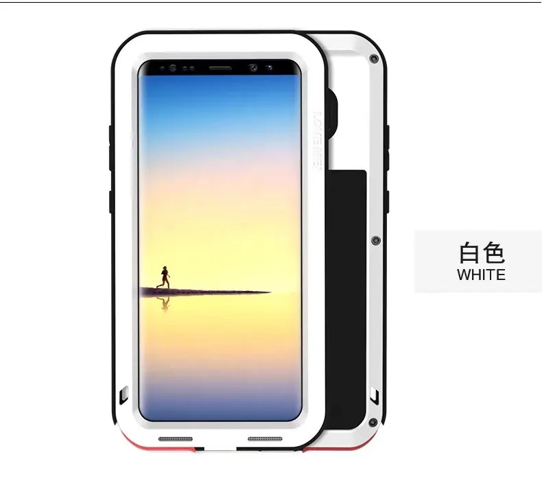 LOVE MEI Life Water resistant Metal Case for SAMSUNG Galaxy S3 S4 S5 S6 S7 Edge Plus S8 Plus Note 3 5 4 7 Edge A3 A5 A7 A9 Alpha 12