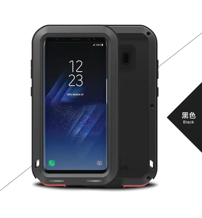 LOVE MEI Life Water resistant Metal Case for SAMSUNG Galaxy S3 S4 S5 S6 S7 Edge Plus S8 Plus Note 3 5 4 7 Edge A3 A5 A7 A9 Alpha 32