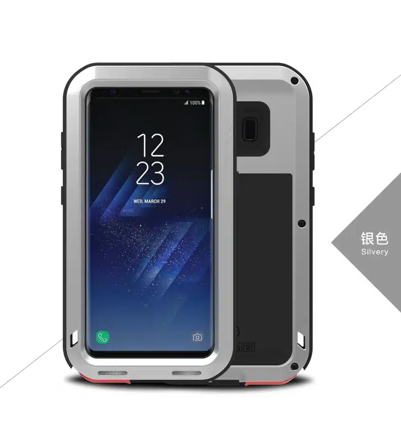 LOVE MEI Life Water resistant Metal Case for SAMSUNG Galaxy S3 S4 S5 S6 S7 Edge Plus S8 Plus Note 3 5 4 7 Edge A3 A5 A7 A9 Alpha 34