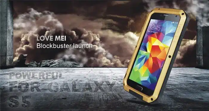 LOVE MEI Life Water resistant Metal Case for SAMSUNG Galaxy S3 S4 S5 S6 S7 Edge Plus S8 Plus Note 3 5 4 7 Edge A3 A5 A7 A9 Alpha 48