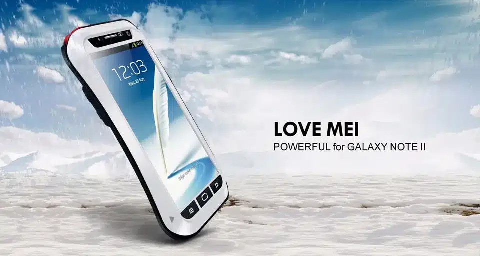 LOVE MEI Life Water resistant Metal Case for SAMSUNG Galaxy S3 S4 S5 S6 S7 Edge Plus S8 Plus Note 3 5 4 7 Edge A3 A5 A7 A9 Alpha 71
