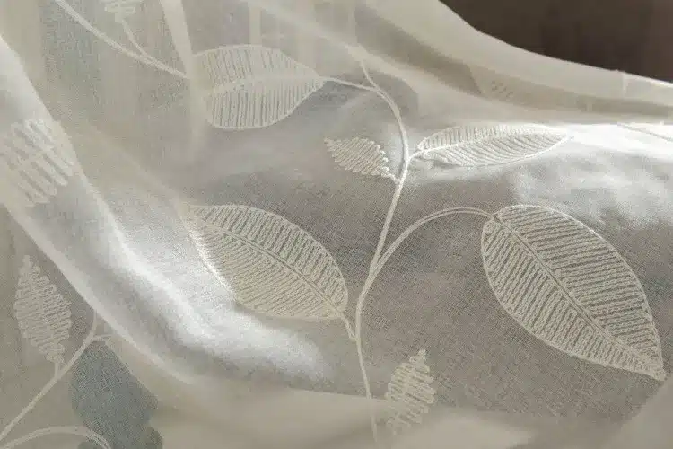 byetee Modern White Embroidered Voile Curtains Bedroom Sheer Curtains for Living Room Tulle for Kitchen Free Shipping 16