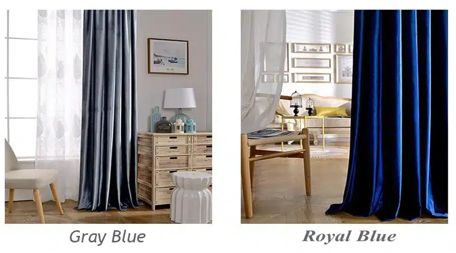 Ruby velvet shiny fabric window curtains black out blinds curtains for bedroom livingroom decorative for rooms grey burgundy 14