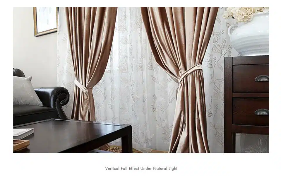 Ruby velvet shiny fabric window curtains black out blinds curtains for bedroom livingroom decorative for rooms grey burgundy 35