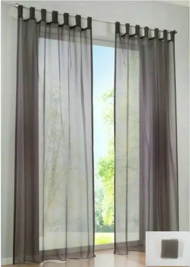 Hot Sale- High Quality western simple Voile Solid color sheer window curtains Free shipping (a pair) 11