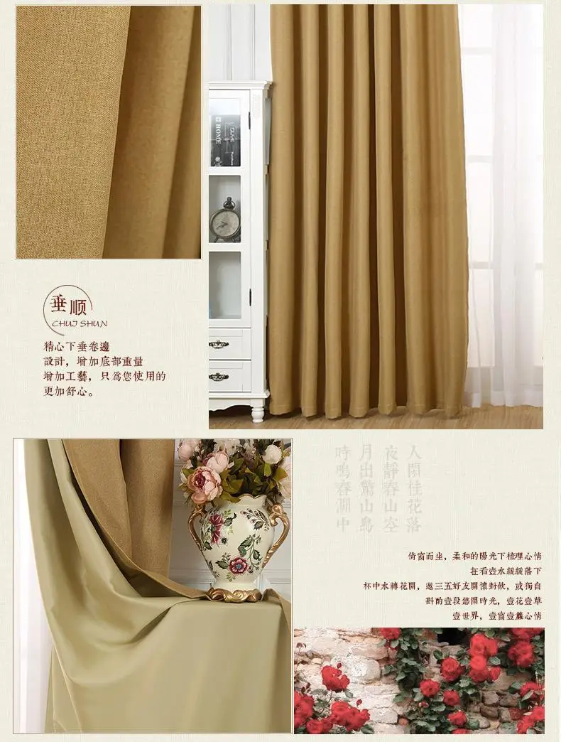Linen curtains for bedroom modern minimalist blackout curtains for living room rideaux pour le salon rideaux luxe salon 23
