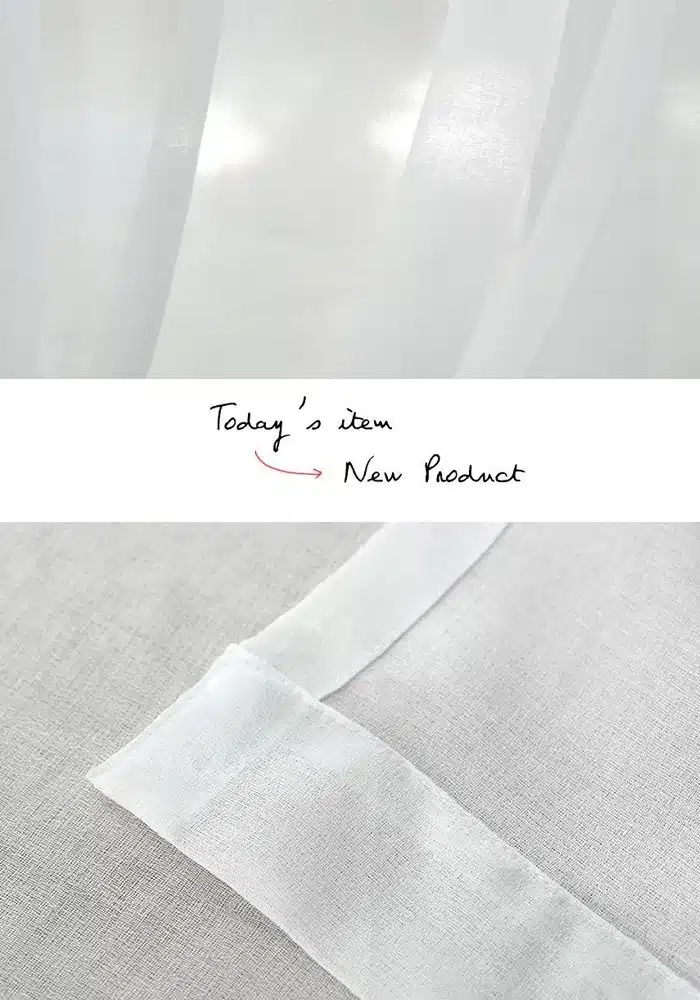 CITYINCITY Soft White Tulle Curtains For Living room Japan style Voile Sheer Window Curtain for bedroom Dinning room Customized 11