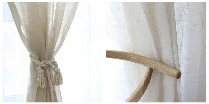 New Elegant Modern Solid Faux Linen Sheer Curtains for Living Room Tulle Curtains for the Bedroom Kitchen Curtains Custom Made 7