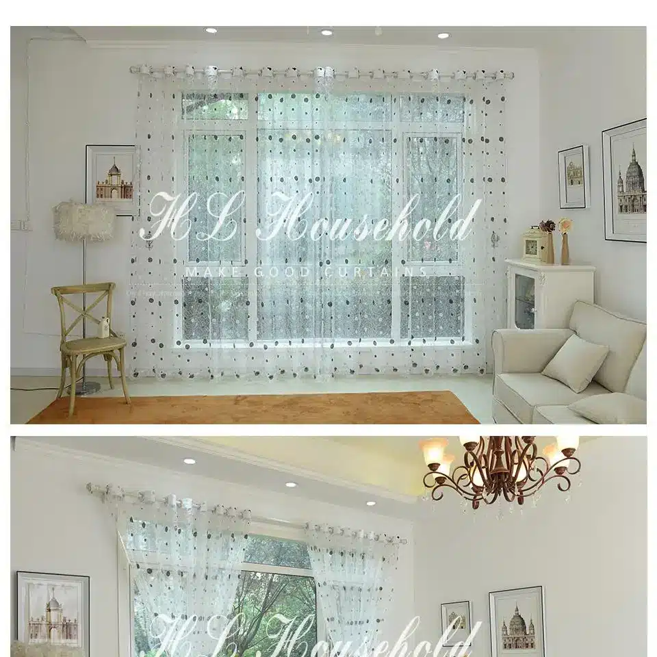 2015 New bird nest modern window sheer curtain for kitchen living room the bedroom finished blinds tulle for windows fabric 5