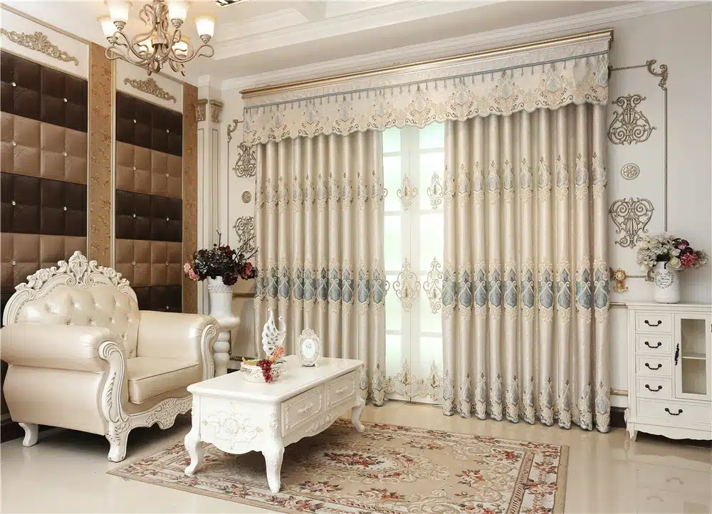 Custom-made Royal villa luxury European full shade curtains for living room window curtain Bedroom Window curtain kitchen/Hotel 26