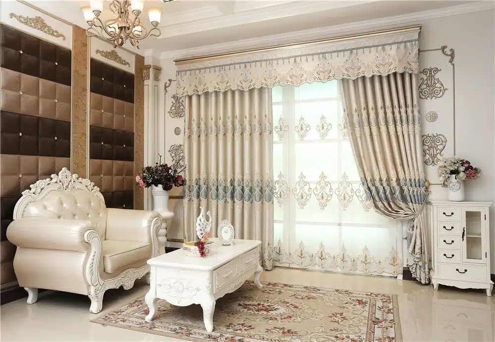 Custom-made Royal villa luxury European full shade curtains for living room window curtain Bedroom Window curtain kitchen/Hotel 33