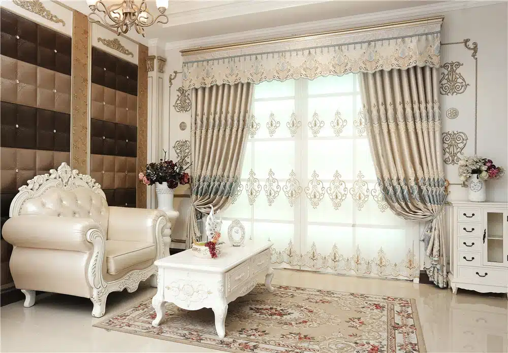 Custom-made Royal villa luxury European full shade curtains for living room window curtain Bedroom Window curtain kitchen/Hotel 41